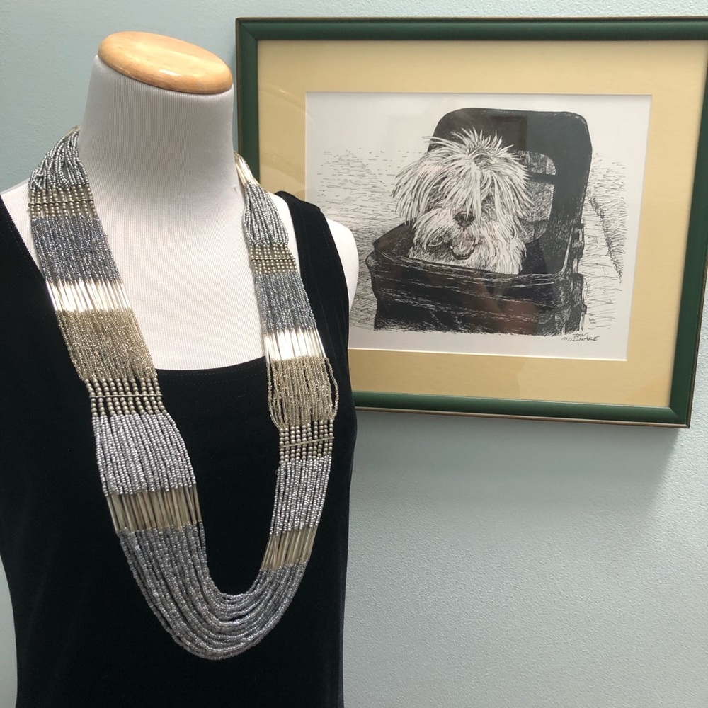 Ann Taylor Loft Multi-Strand Statement Necklace - image 2